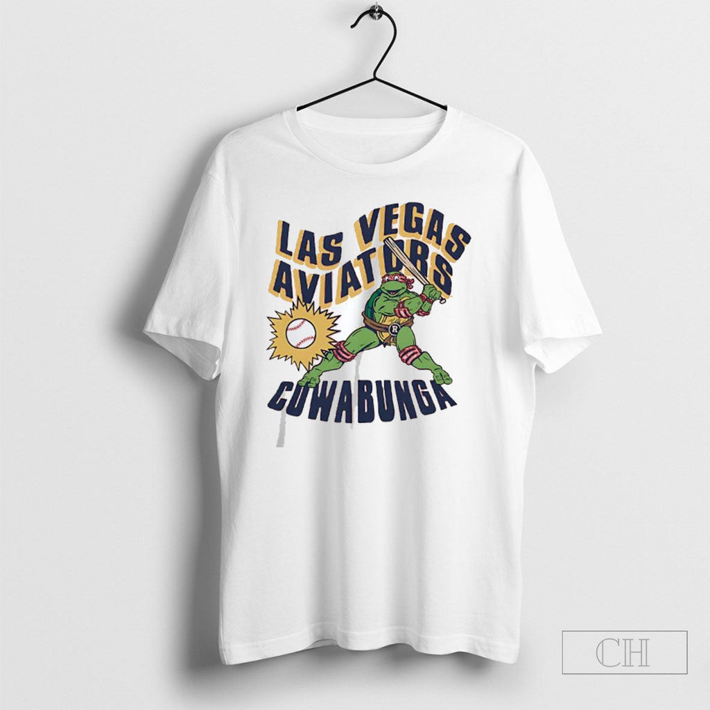 Official Las Vegas Aviators Cowabunga Teenage Mutant Ninja Turtle Sweater Unisex