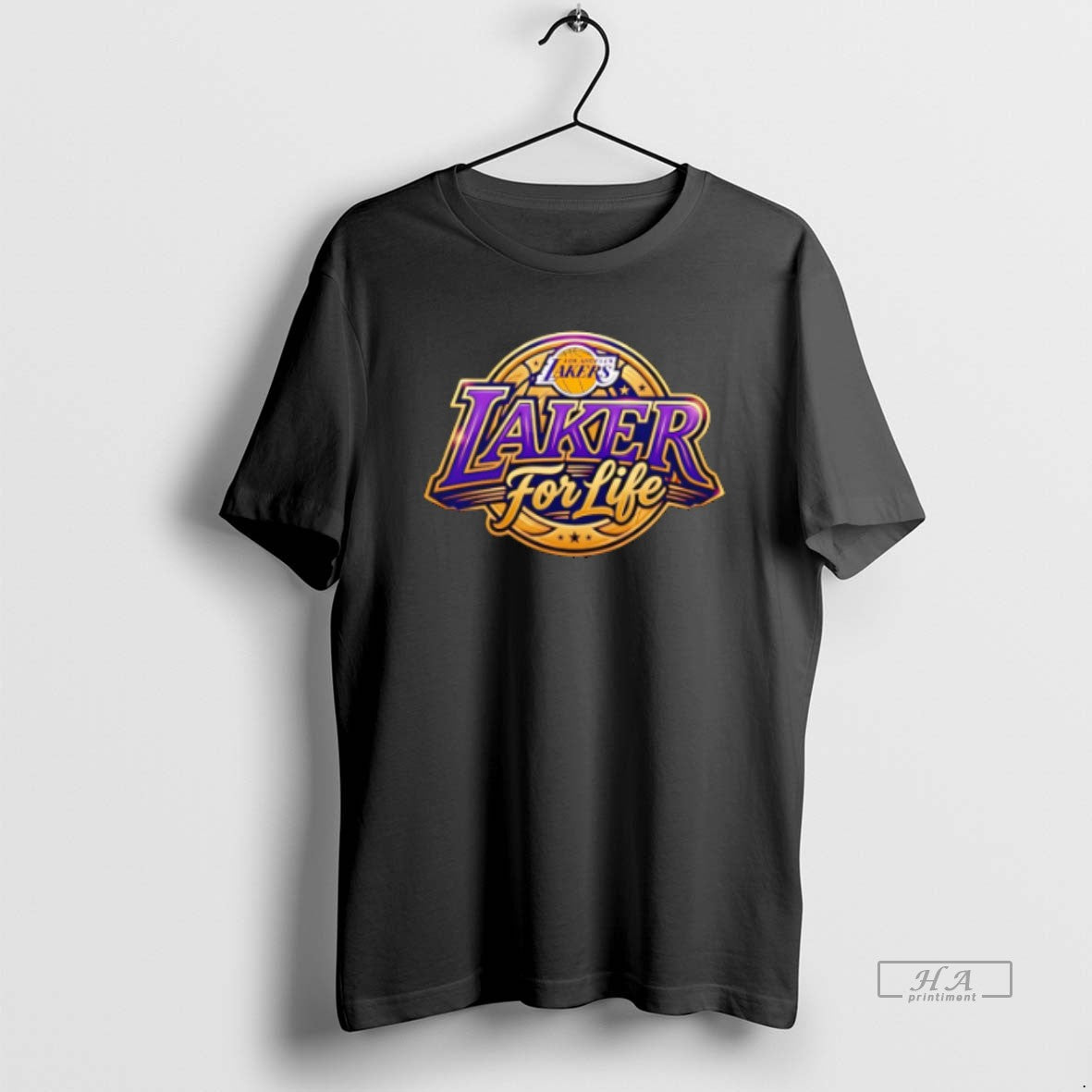 Official Los Angeles Lakers Basketball For Life Graphic Unisex