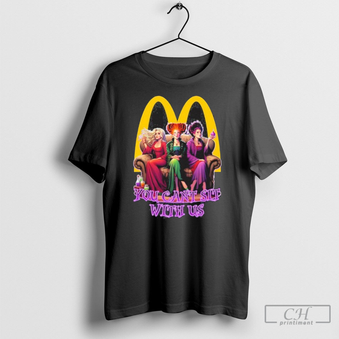 Official Mcdonalds Hocus Pocus You Cant Sit With Us Halloween Shirt Sweater Unisex