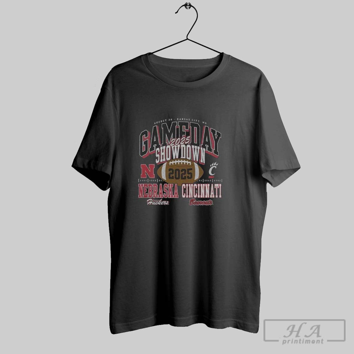 Official Nebraska Cornhuskers Vs Cincinnati Bearcats 2025 Gameday Showdown Football Shirt Sweater Long Sleeve