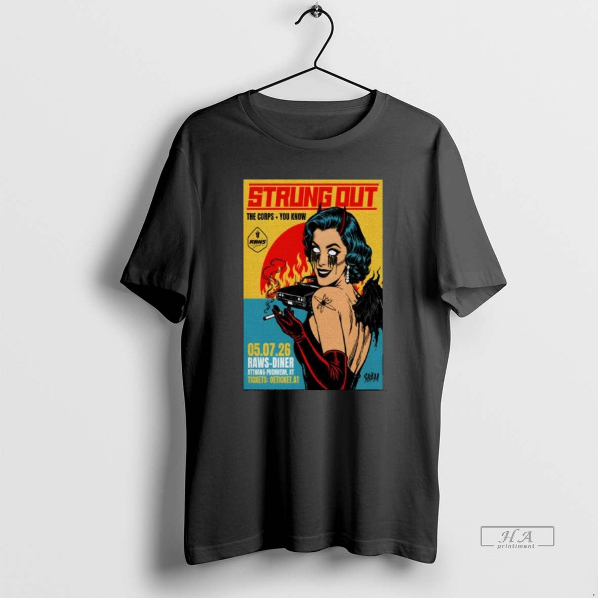 Official Strung Out Tour Attnang Puchheim At On Jul 5 2026 Men Unisex