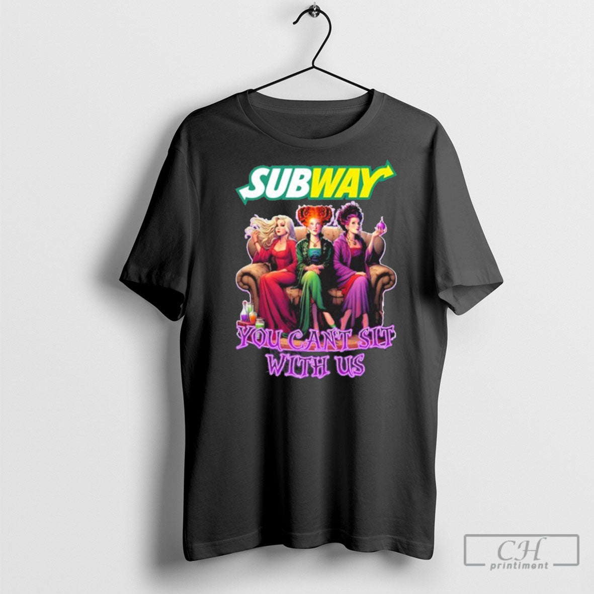 Official Subway Hocus Pocus You Cant Sit With Us Halloween Shirt Sweater Unisex