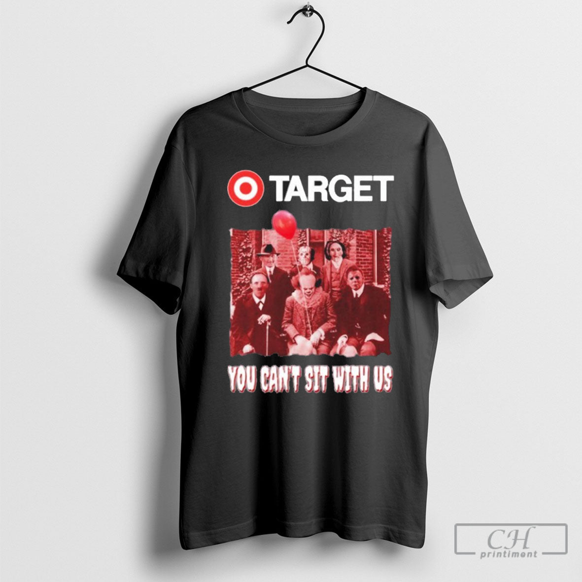 Official Target You Cant Sit With Us Halloween Movies Shirt Sweater Unisex