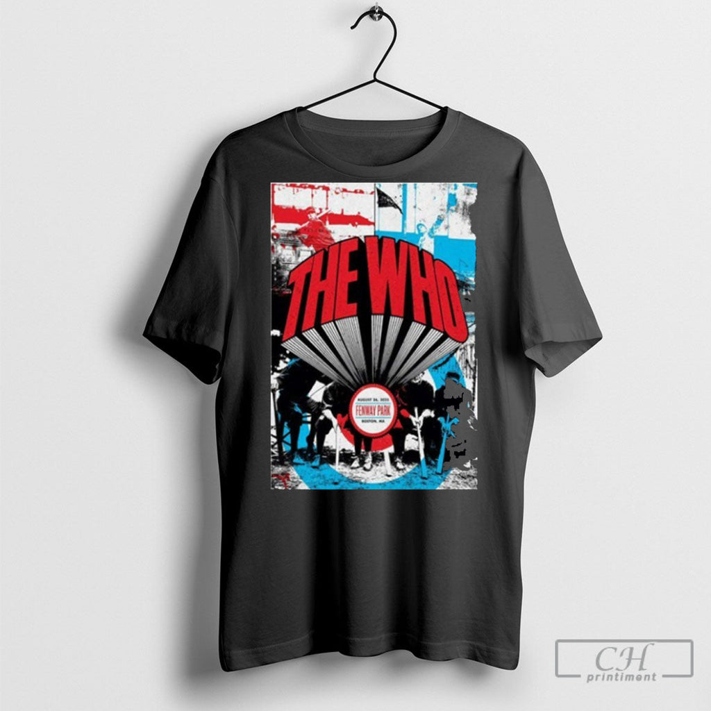 Official The Who In Boston Ma On Aug 26 2025 Tour Poster Shirt Sweater Tee Unisex