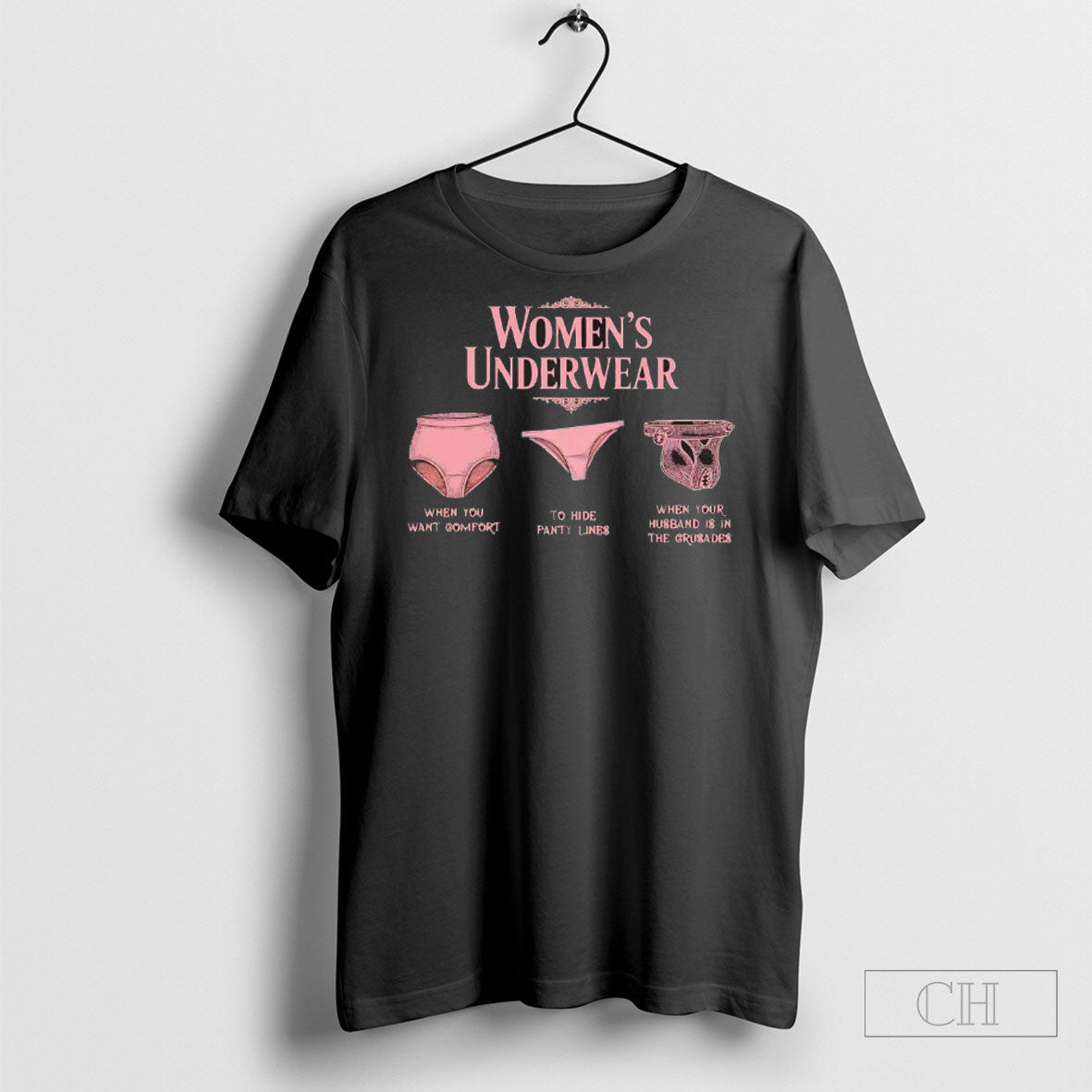 Official Womens Underwear Chastity Belt When Your Husband Is In The Crusades Sweater Unisex