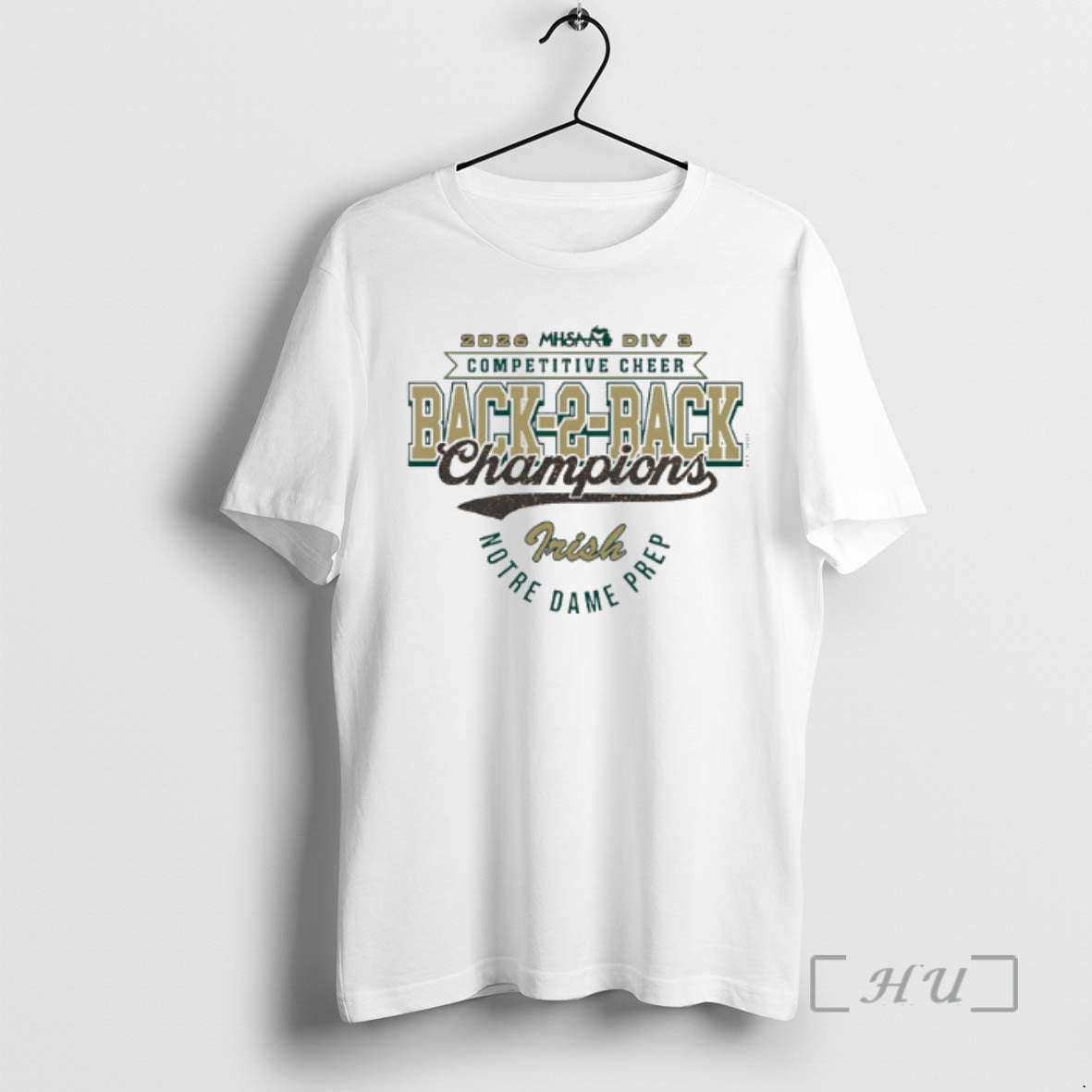 Officials 2026 Mhsaa Cheer D3 Back 2 Back Champions Notre Dame Prep Premium T Shirts Unisex
