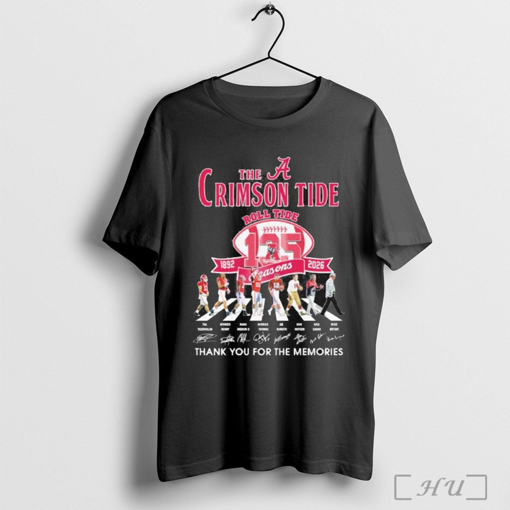 Officials Alabama The Crimson Tide Roll Tide Abbey Road 135 Season 1892 2026 Unisex