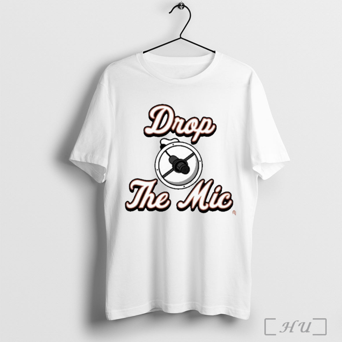 Officials Athlete Logos Drop The Mic Shirt T Shirt Unisex