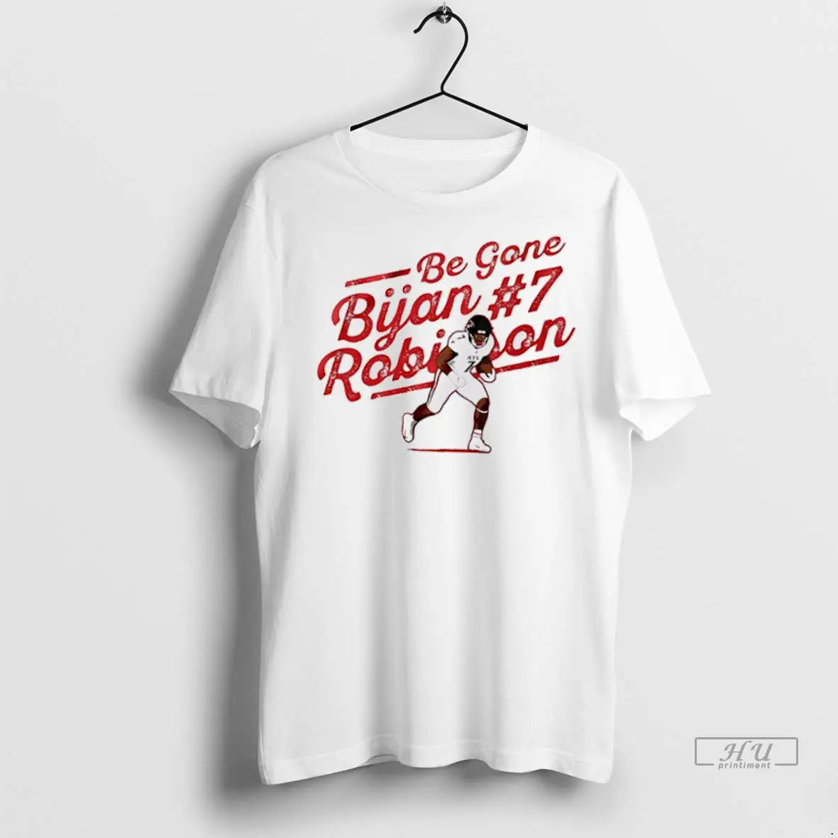 Officials Be Gone Bijan Robinson Number 7 Football T Shirts Unisex