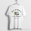 Officials Big Worms Ice Cream Estd 1995 T Shirt Unisex