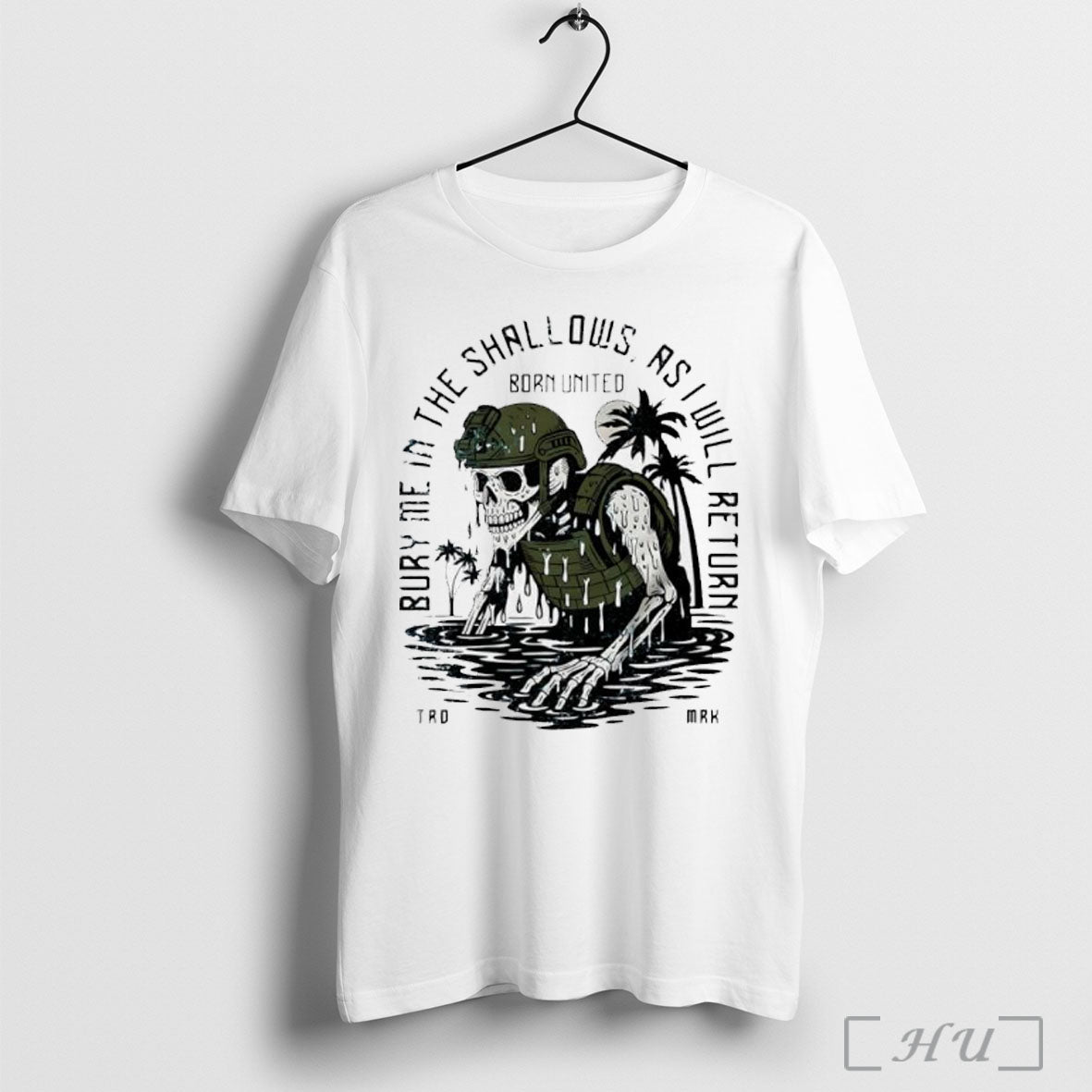 Officials Buy Me In The Shallows As I Will Return Skeleton Soldier T Shirt Unisex