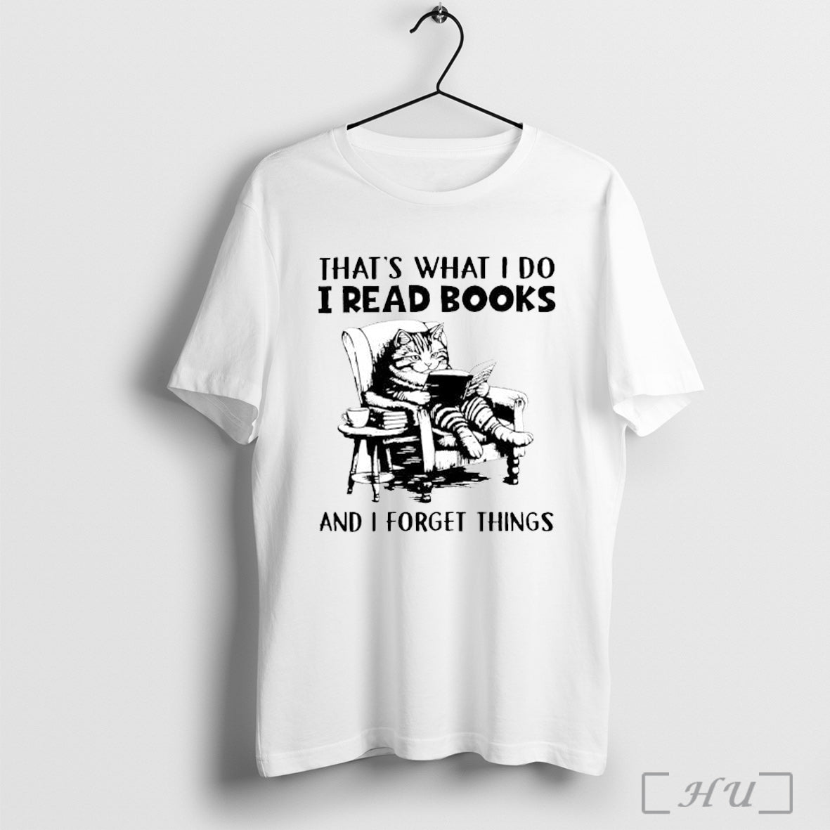 Officials Cat Thats What I Do I Read Books And I Forget Things Unisex