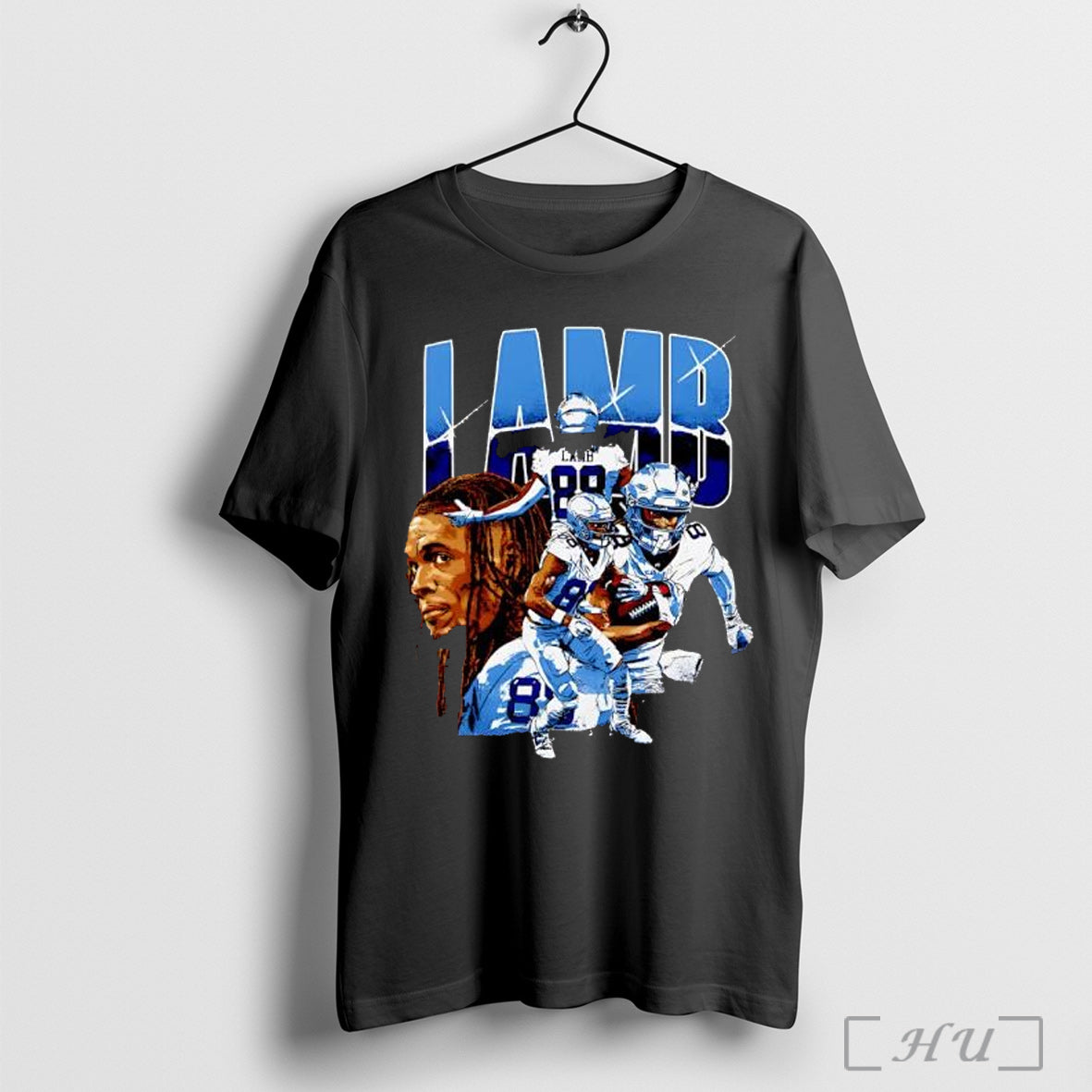 Officials Ceedee Lamb Dallas Collage Vintage T Shirt Unisex
