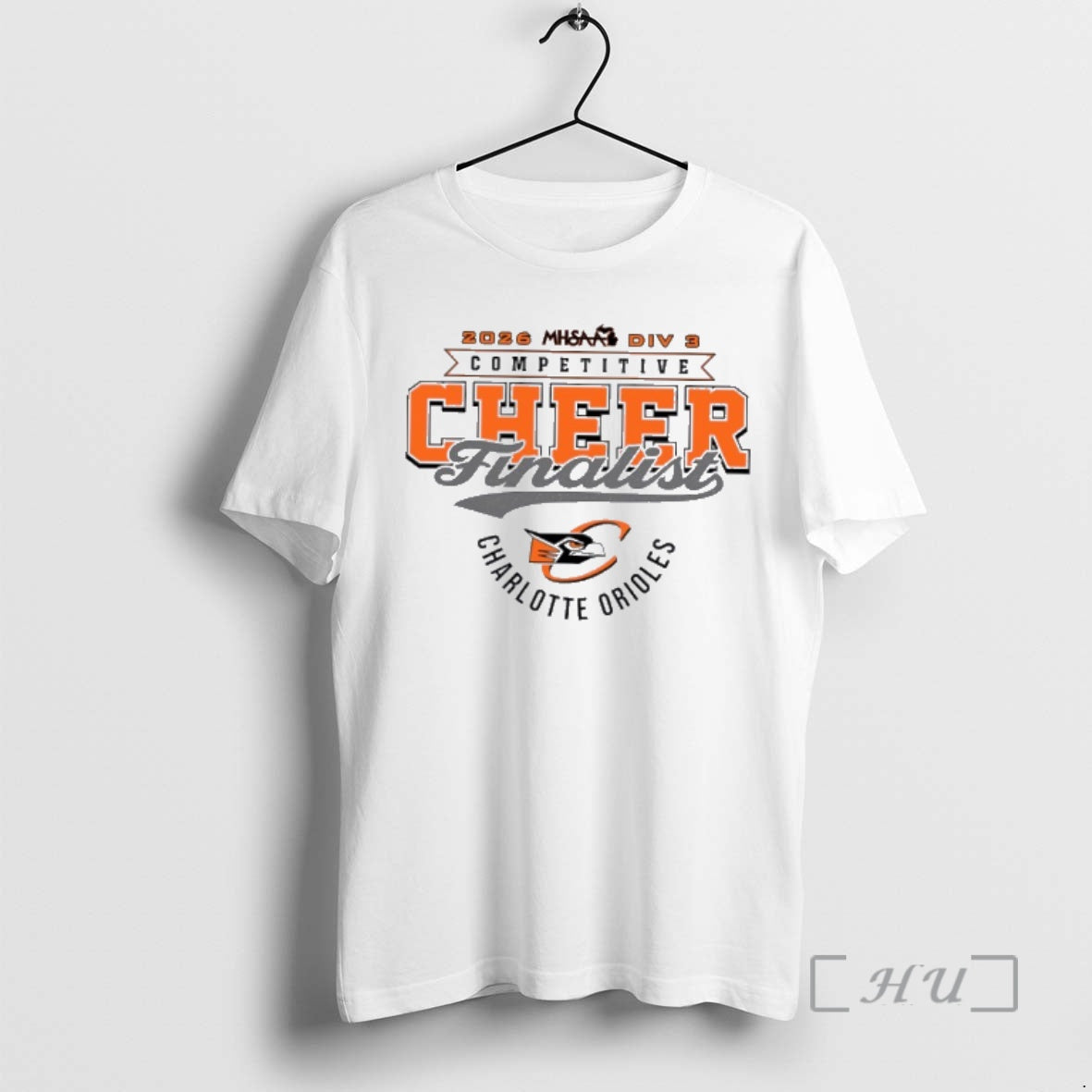 Officials Charlotte Orioles 2026 Mhsaa Division 3 Competitive Cheer Finalist Unisex