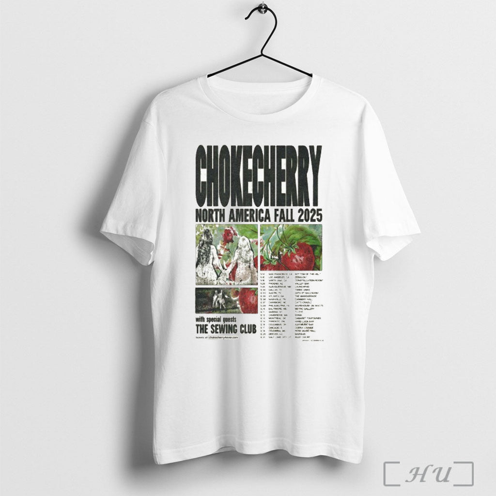 Officials Chokecherry The Sewing Club North America Fall 2025 Tour Dates T Shirt Unisex