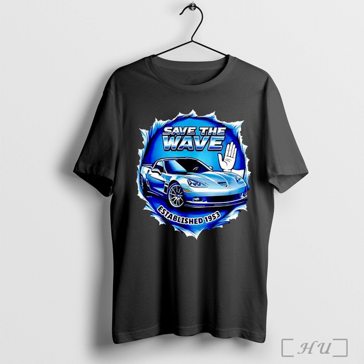 Officials Corvette Save The Wave Classic Car Lover T Shirt Unisex