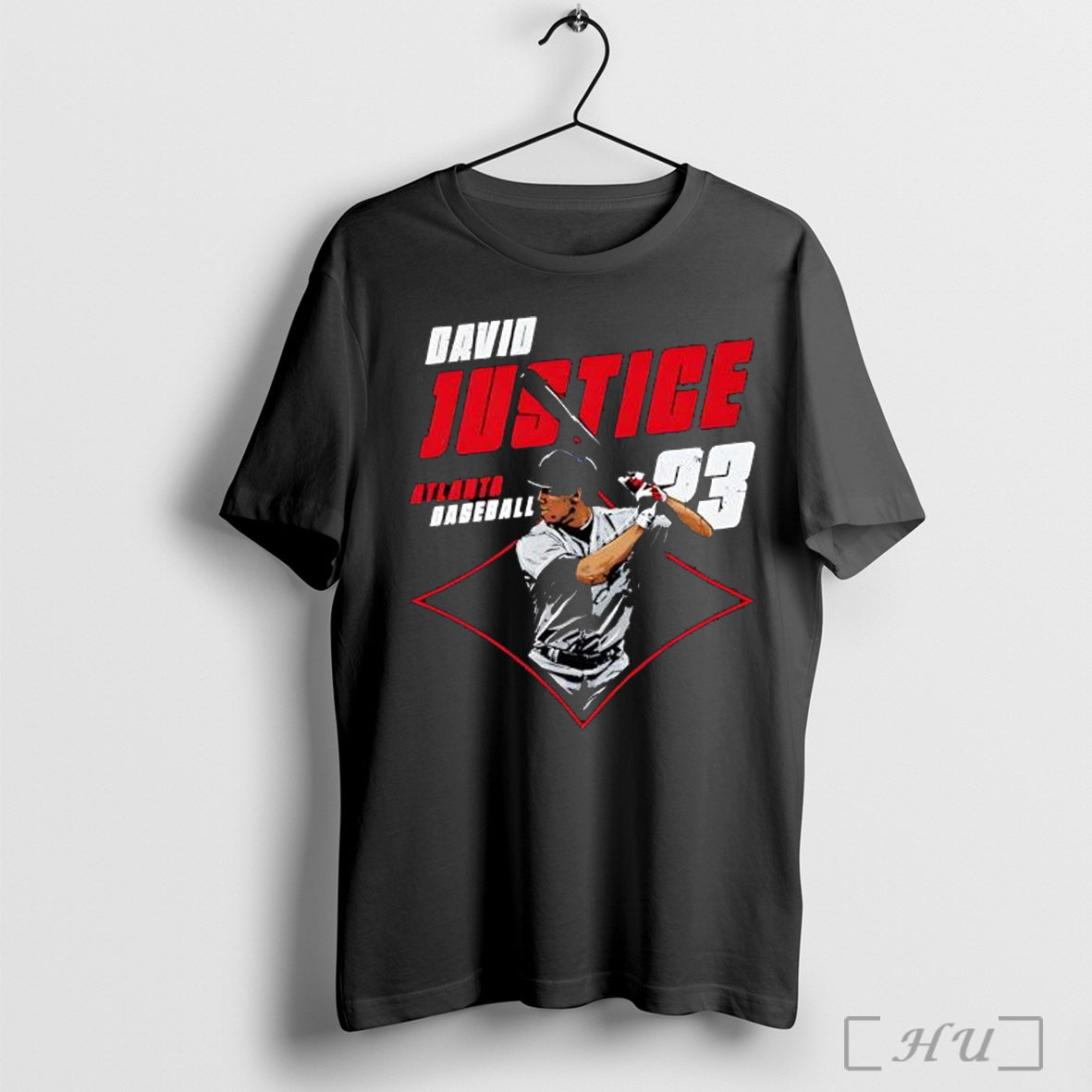 Officials David Justice Atlanta Diamond 23 T Shirt Unisex