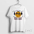 Officials Dont Know Dont Care Smiley Face Music Headphones Unisex