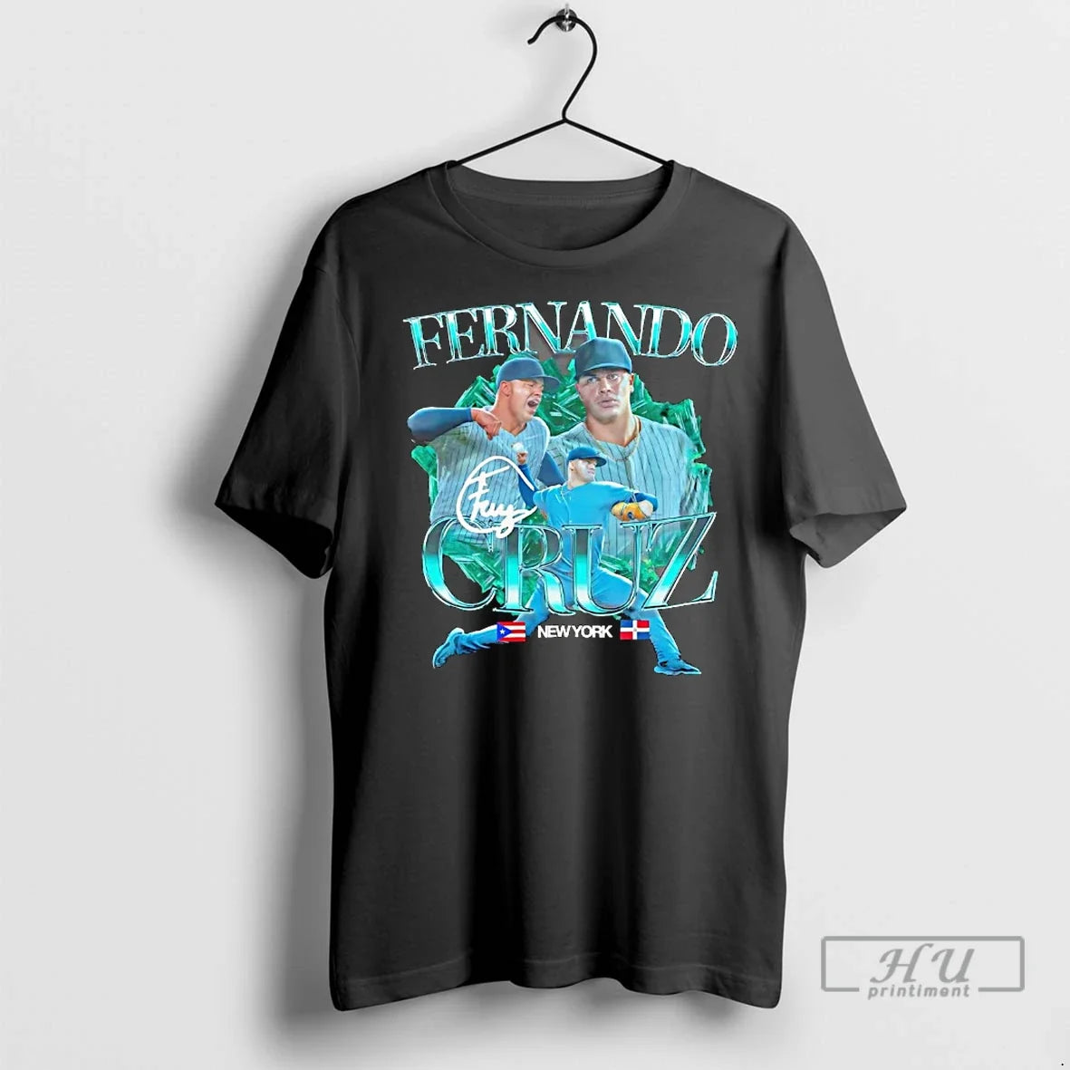 Officials Fernando Cruz Picture Collage Signature Ny Yankees T Shirts Unisex