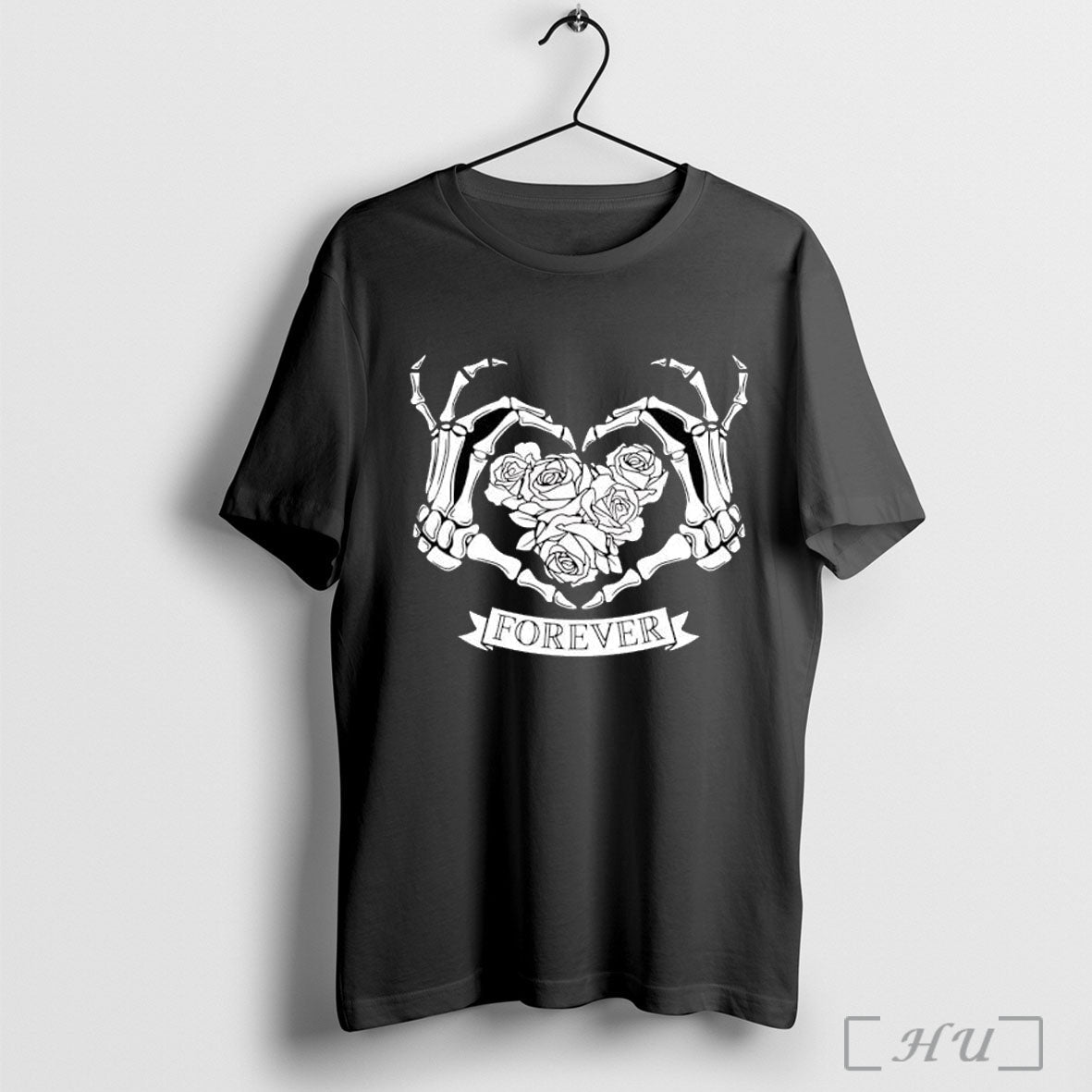 Officials Forever Bony Love Heart Hands T Shirt Unisex
