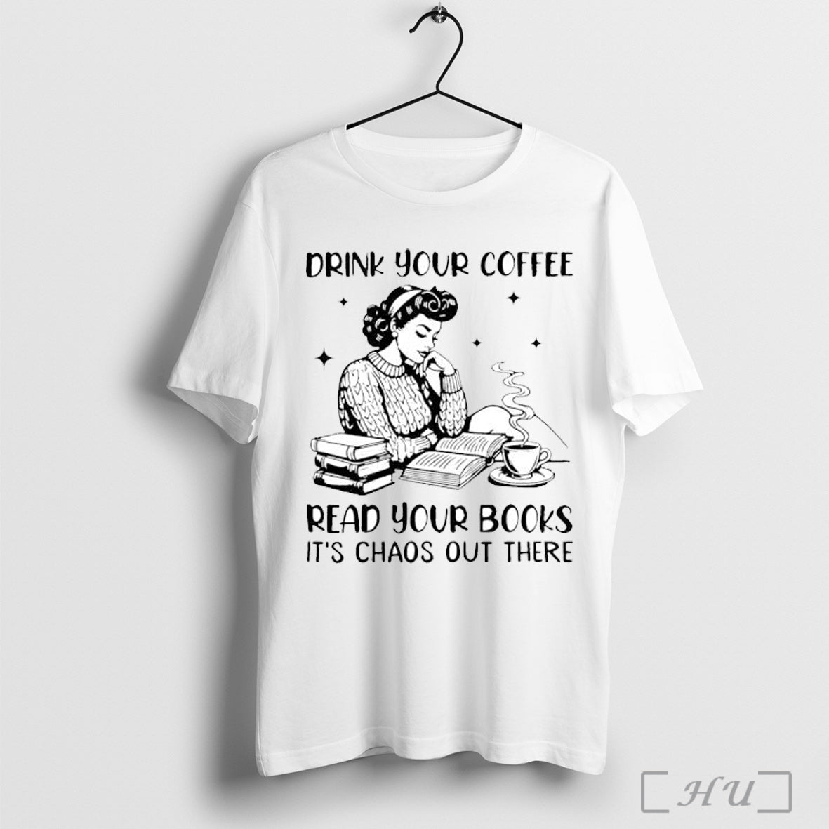 Officials Girl Drink Your Coffee Read Your Books T Shirt Unisex