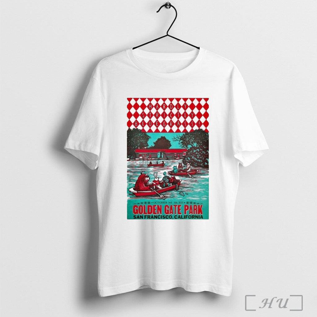 Officials Hardly Strictly Bluegrass Golden Gate Park Event 2025 T Shirt Unisex