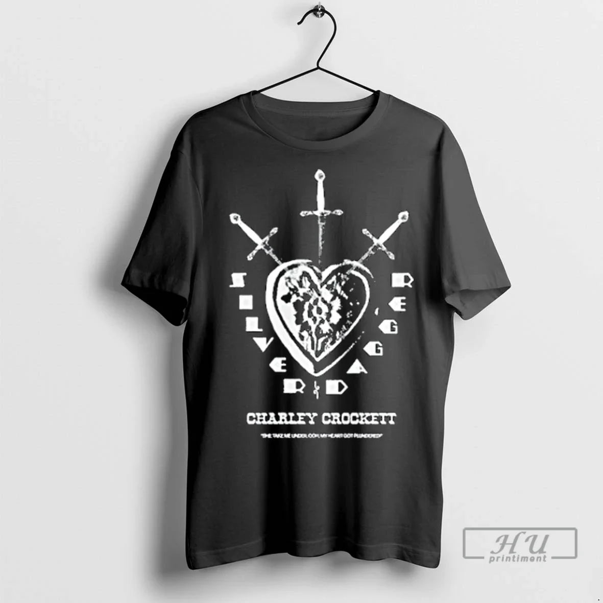 Officials Heart Charley Crockett Silver Dagger 2025 T Shirts Unisex