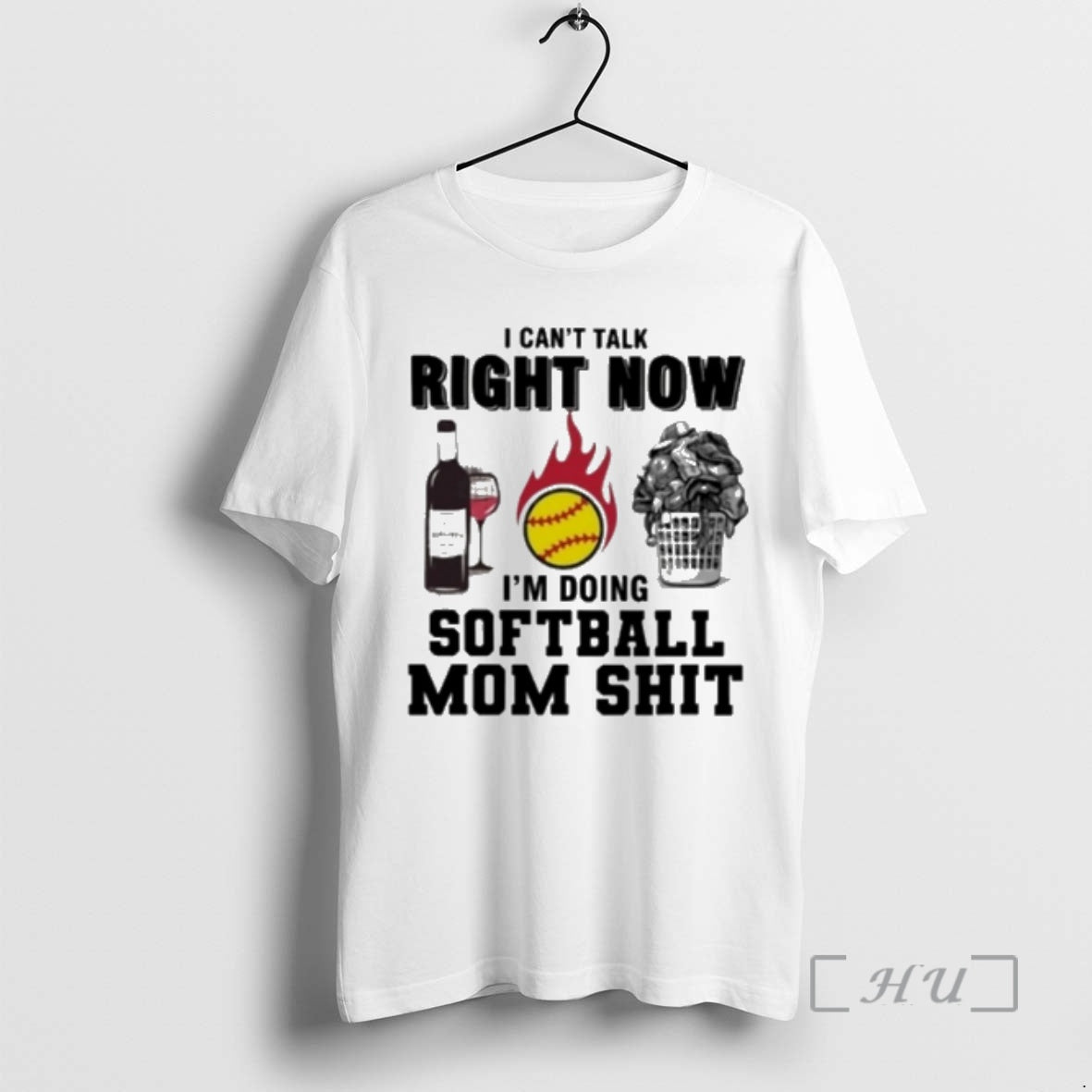 Officials I Cant Talk Right Now Im Doing Softball Mom Shit Premium T Shirts Sweater Unisex