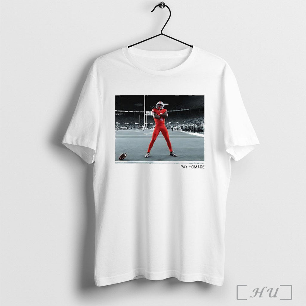 Officials Jeremiah Smith Pay Homage Ohio State Buckeye T Shirt Unisex