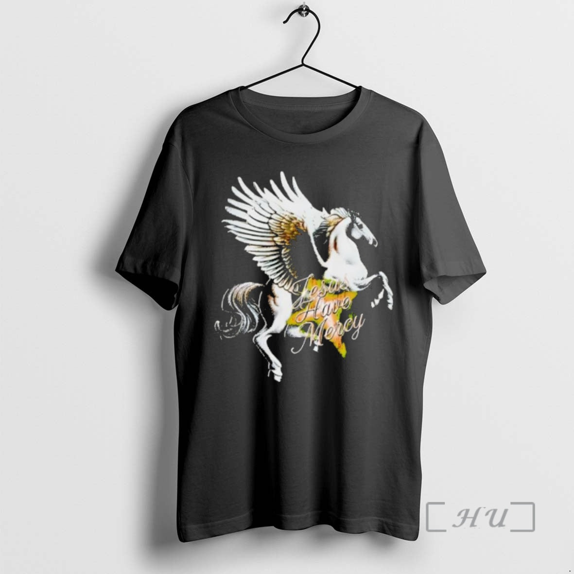 Officials Jesus Have Mercy Winged Pegasus Horse Religious Graphic Unisex