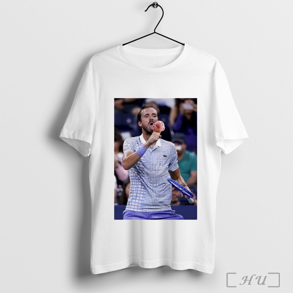 Officials Medvedev Lick Icecream On Field Us Open Funny Graphic T Shirt Unisex