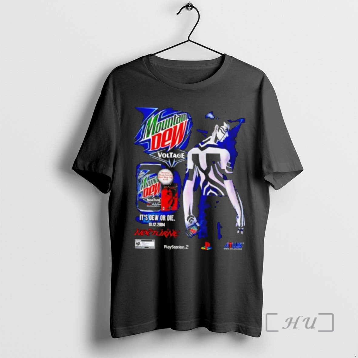 Officials Mountain Dew Voltage Shin Megami Tensei Nocturne Demi Fiend Unisex