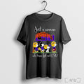 Officials Peanuts Just A Woman Who Loves Fall And Lsu T Shirt Unisex