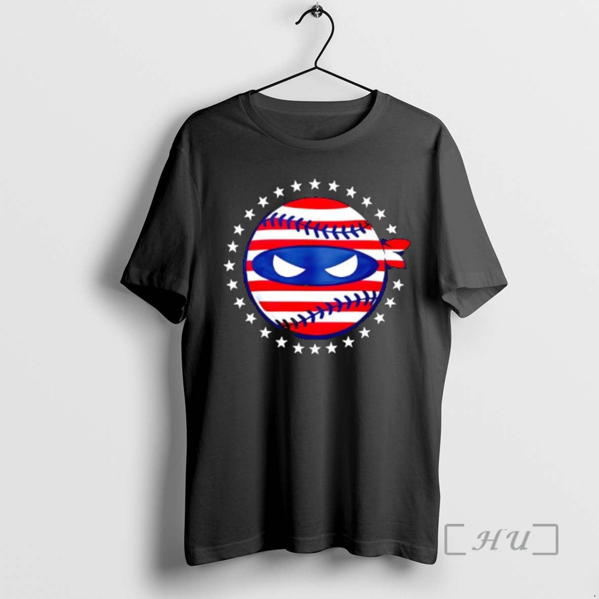 Officials Pitching Ninja X Usa Flag Baseball Unisex