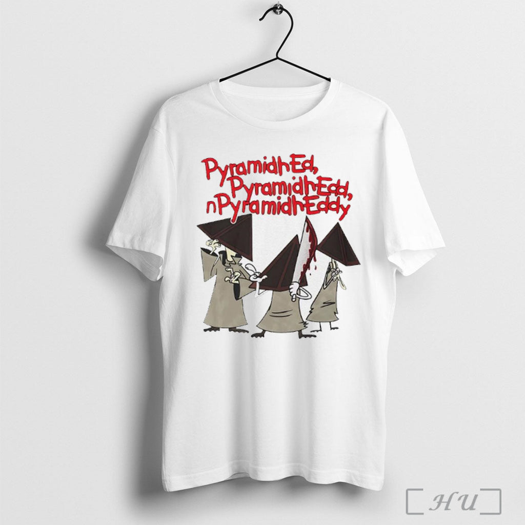 Officials Pyramidhed Pyramidhedd N Pyramidheddy Pyramid Head Silent Hill T Shirt Unisex