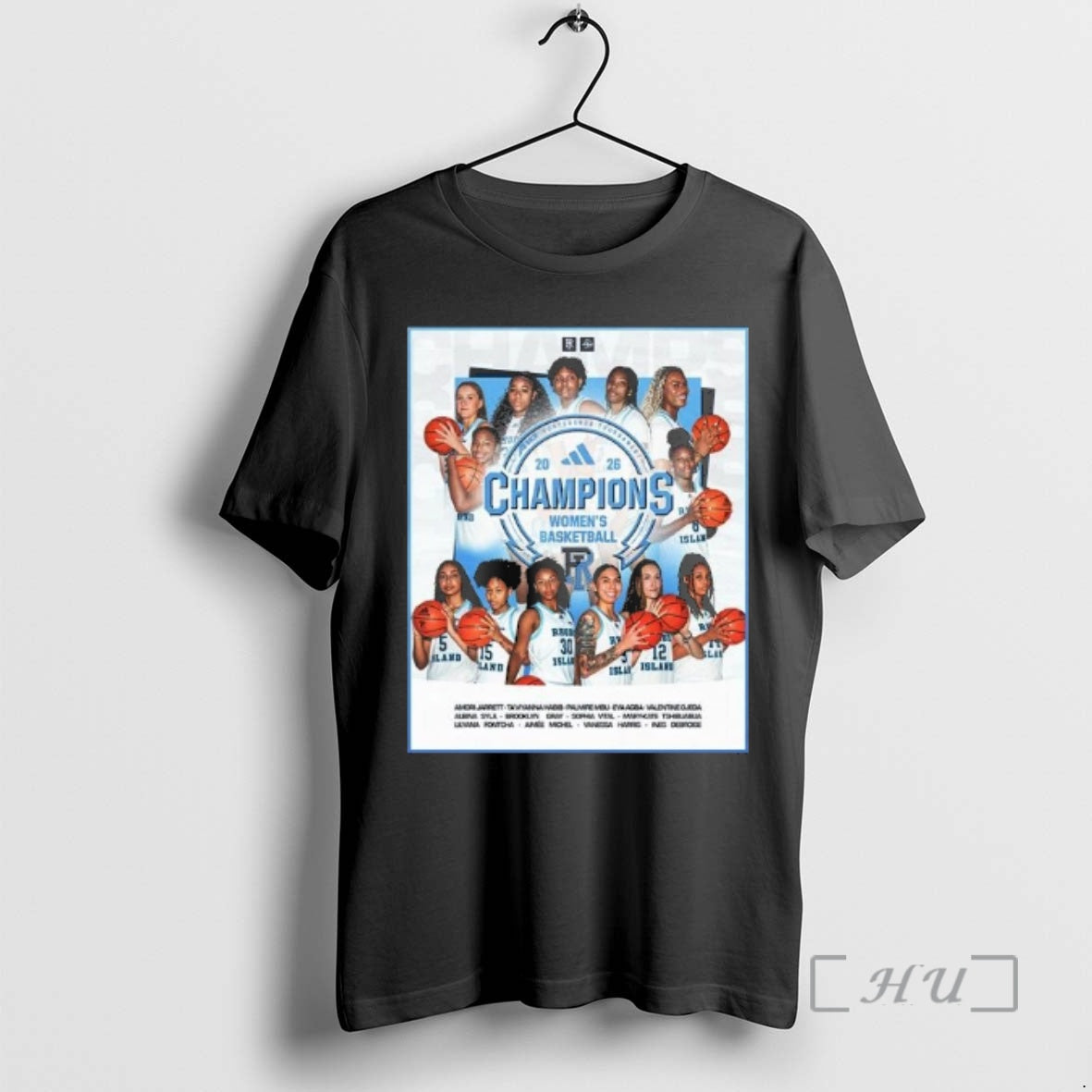 Officials Rhode Island Womens Basketball 2026 A 10 Conference Champions Unisex