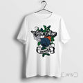 Officials San Jose Sharks Floral Hockey Team Logo Tattoo Unisex
