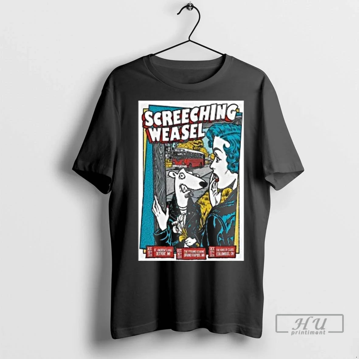 Officials Screeching Weasel Oct 15 2025 Detroit Mi T Shirt Unisex