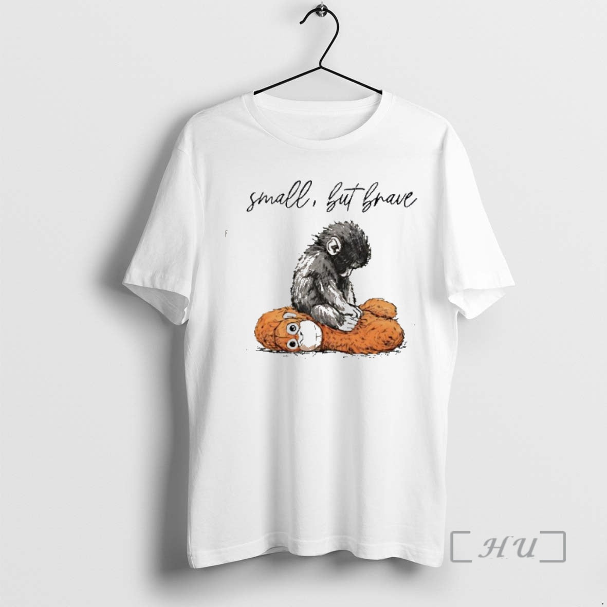 Officials Small But Brave Baby Monkey Sitting Sad Graphic Unisex