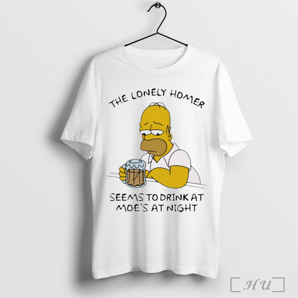 Officials The Lonely Homer Seems To Drink At Moes At Night Homer Simpson Unisex