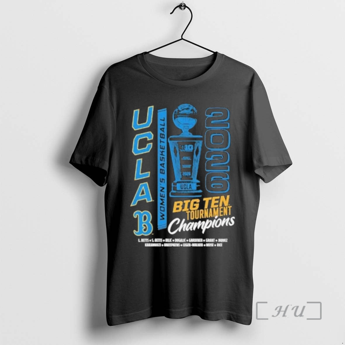 Officials Ucla Bruins Womens Basketball Big Ten Tournament Champions Trophy Unisex