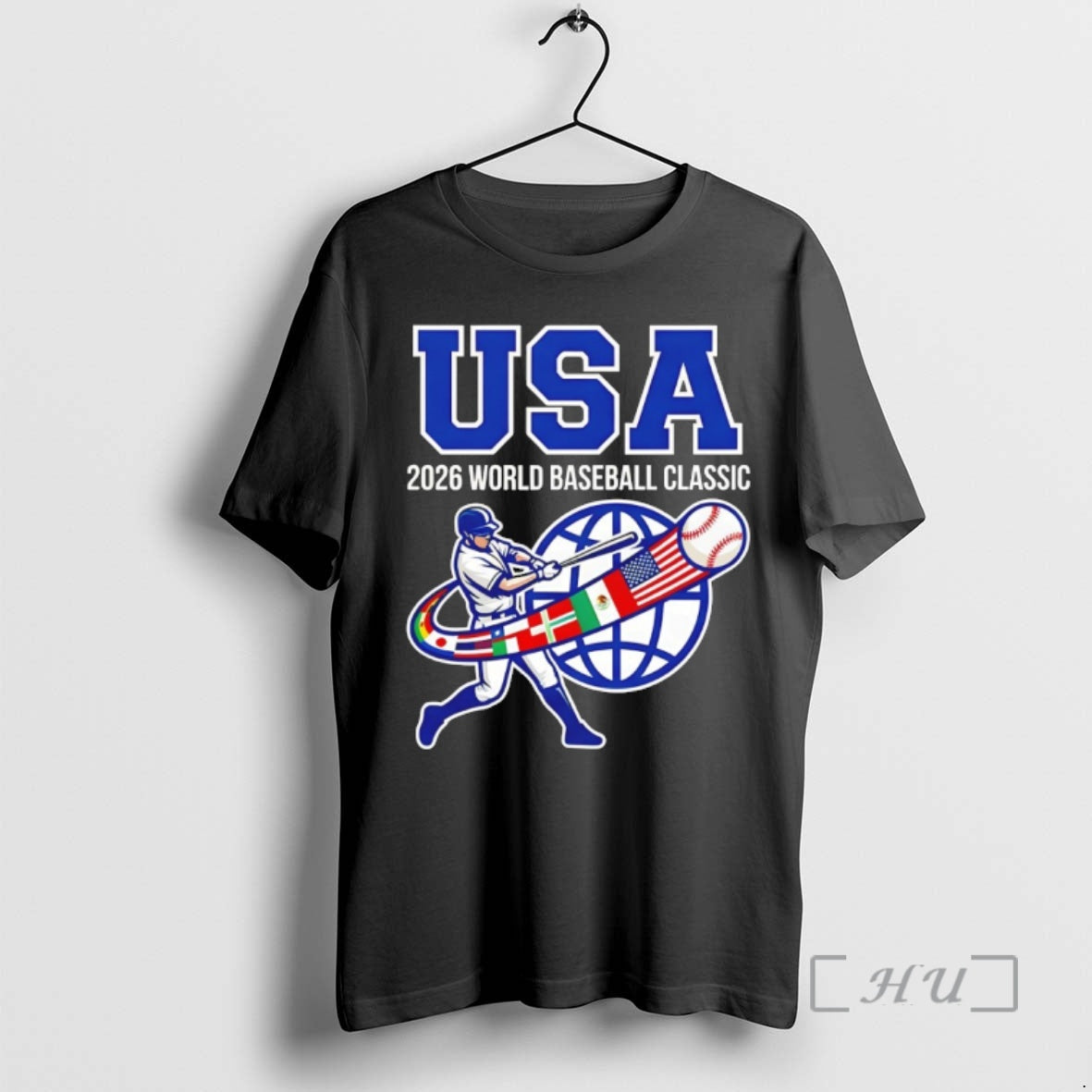 Officials Usa Baseball World Baseball Classic 2026 World Flags Unisex