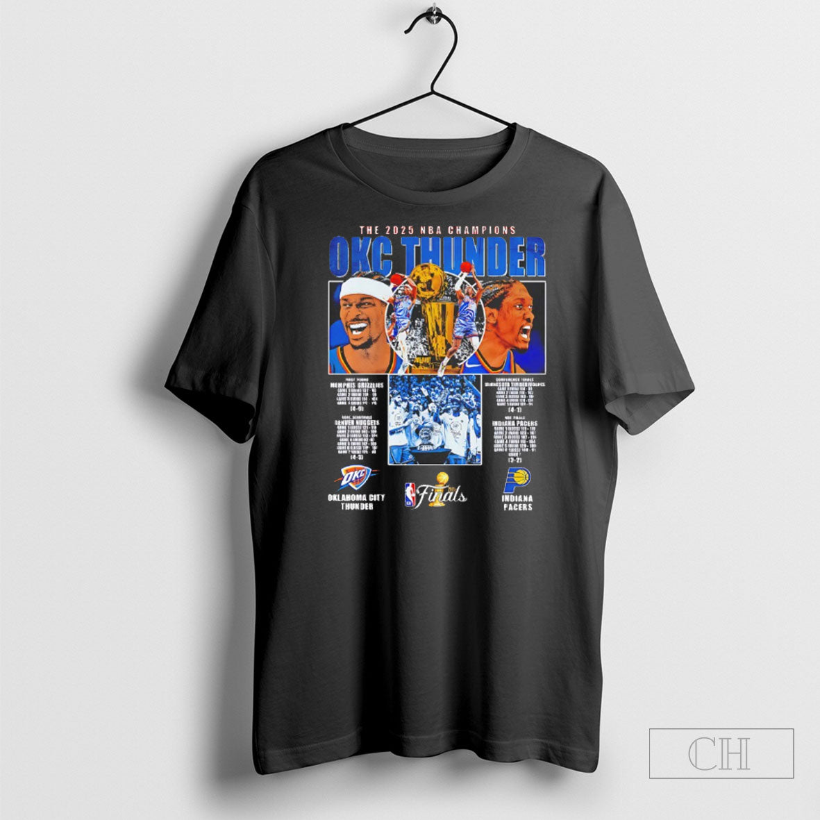 Oklahoma City Thunder Win Indiana Pacers 2025 Nba Champions Okc Thunder Shirts Unisex