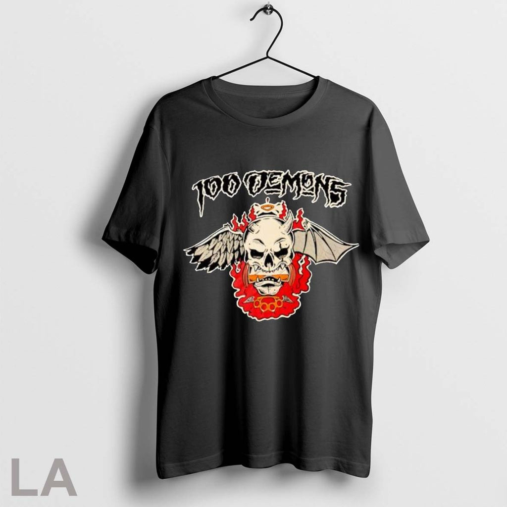 Original 100 Demons Band Logo T Shirt Unisex