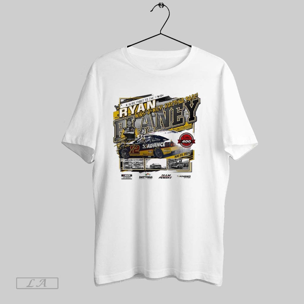Original Checkered Flag Sports Ryan Blaney 2025 Coke Zero Sugar 400 Race Winner 4 Wide Unisex