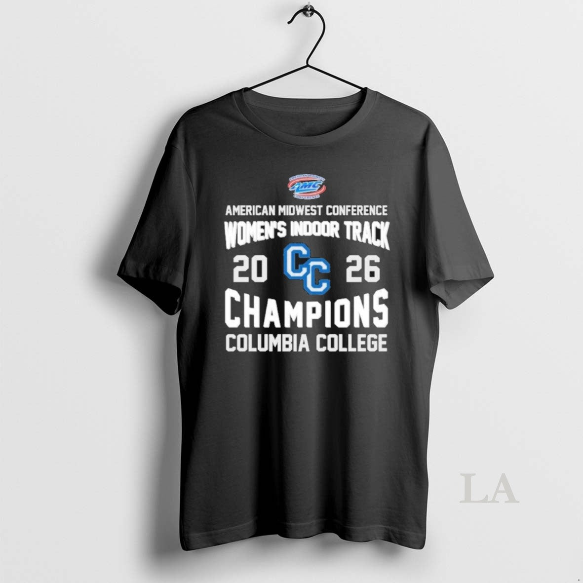 Original Columbia College 2026 Amc Womens Indoor Track Champions Unisex