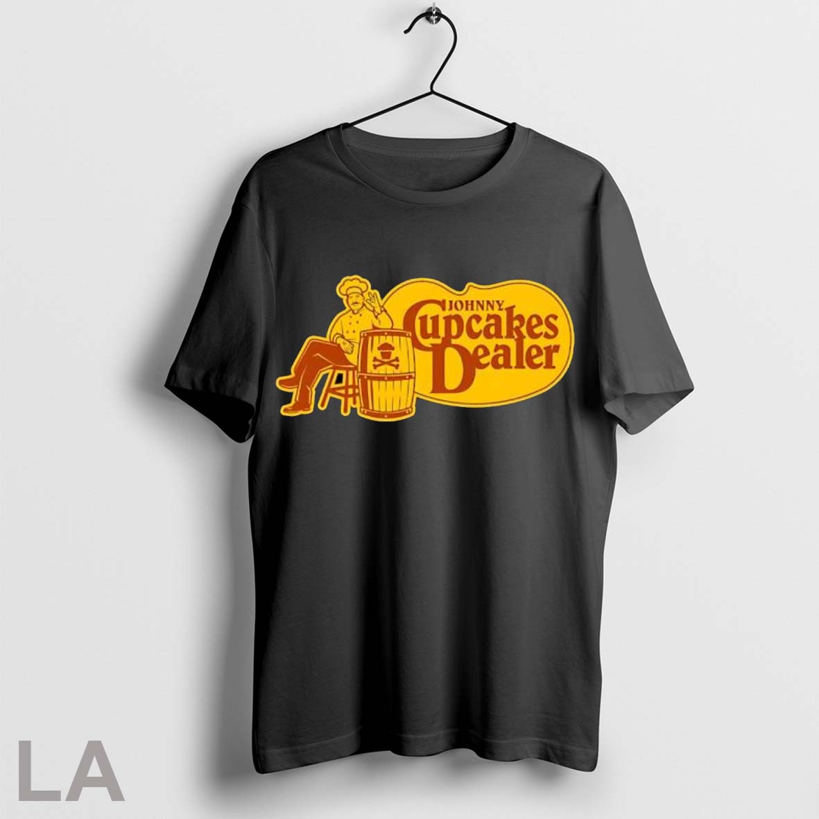 Original Cracker Barrel Johnny Cupcakes Dealer T Shirt Unisex