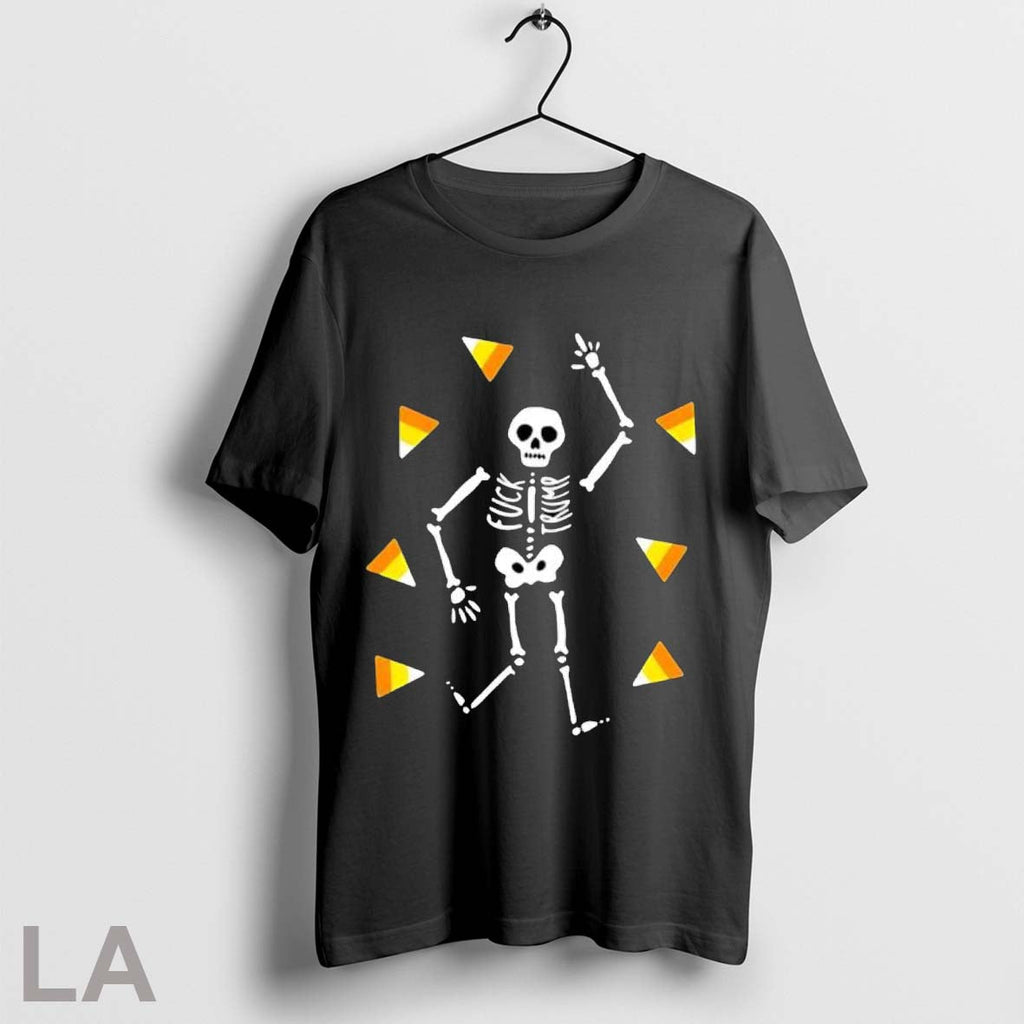 Original Fdt Slightly Subtle Halloween Skeleton T Shirt Unisex