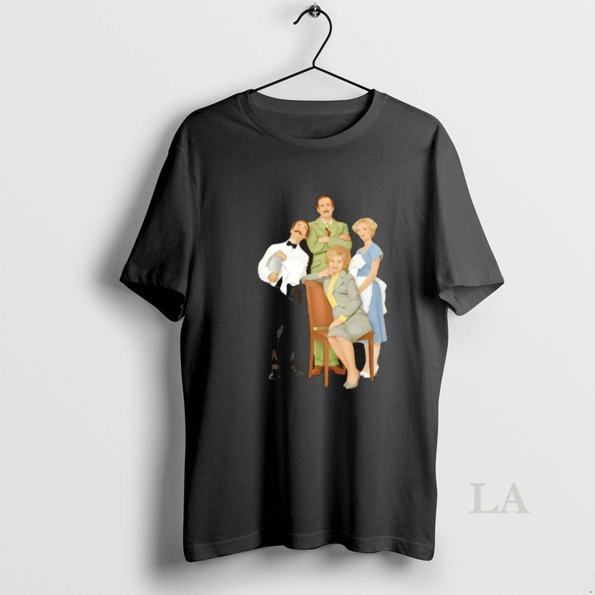 Original Fawlty Towers Cast Illustration Retro Comedy Unisex