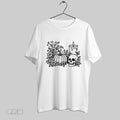 Original Floral Pumpkin With Skull And Candle Unisex